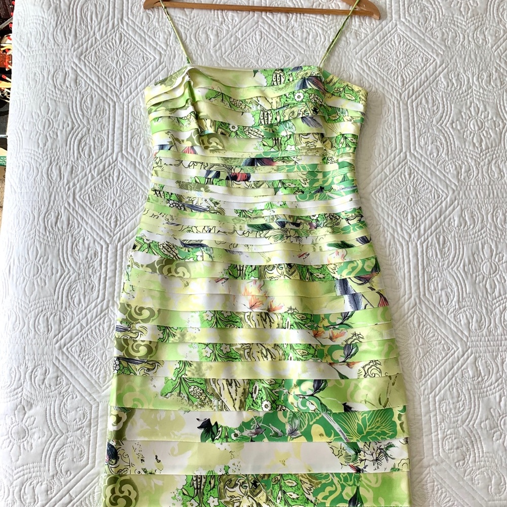 Js Collections Designer Tiered Midi Dress - image 3